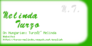 melinda turzo business card
